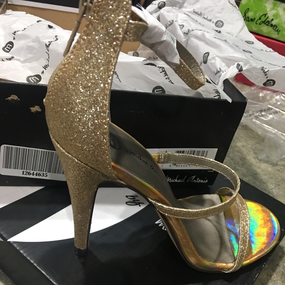 Michael Antonio Edan Glitter Dress Sandal - Picture 6 of 8